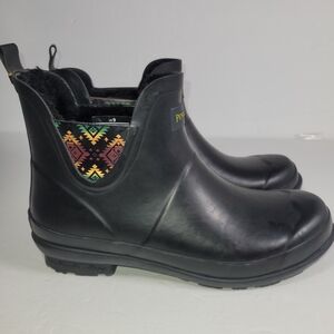 Pendleton Sierra Sunset Chelsea Rain Rubber Faux Fur Boots